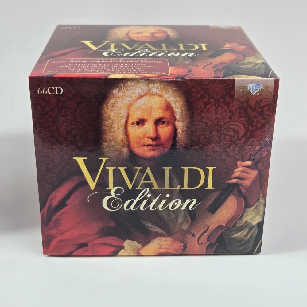 Vivaldi Edition Complete Concertos Works 66 CD Brilliant Classics Box Set NM